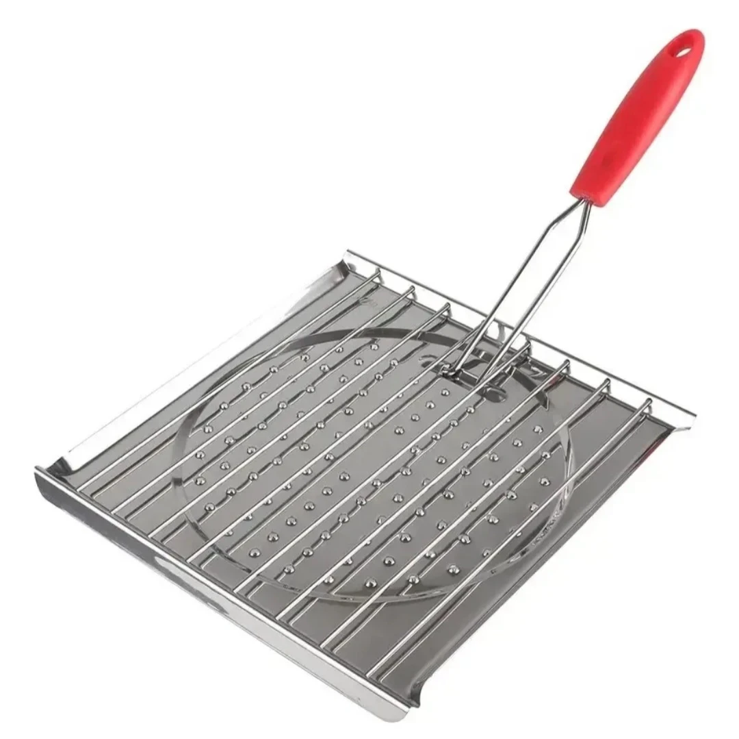 Tostador Manual De Cocina Tostar Pan (acero Inoxidable)