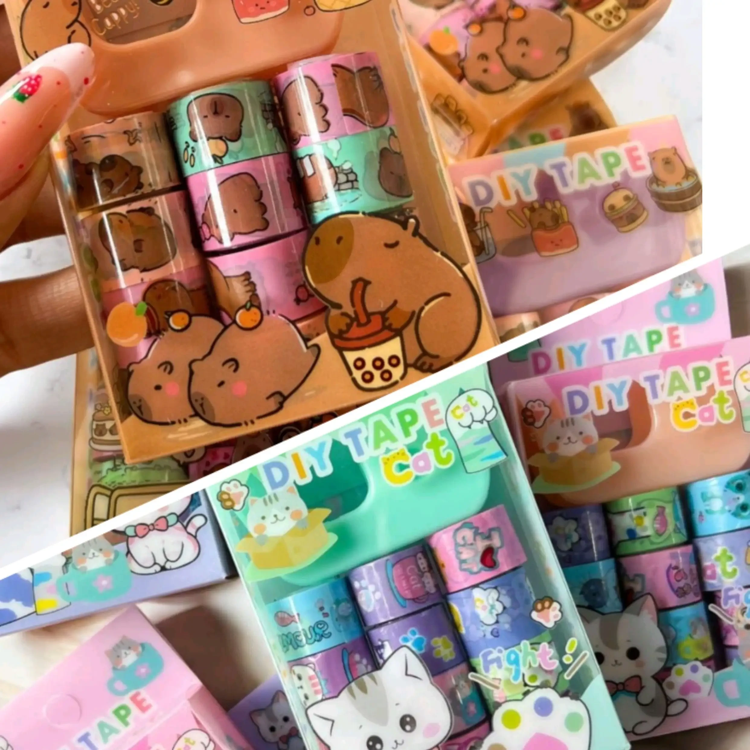 Caja de Mini Cintas Cat - Capibara