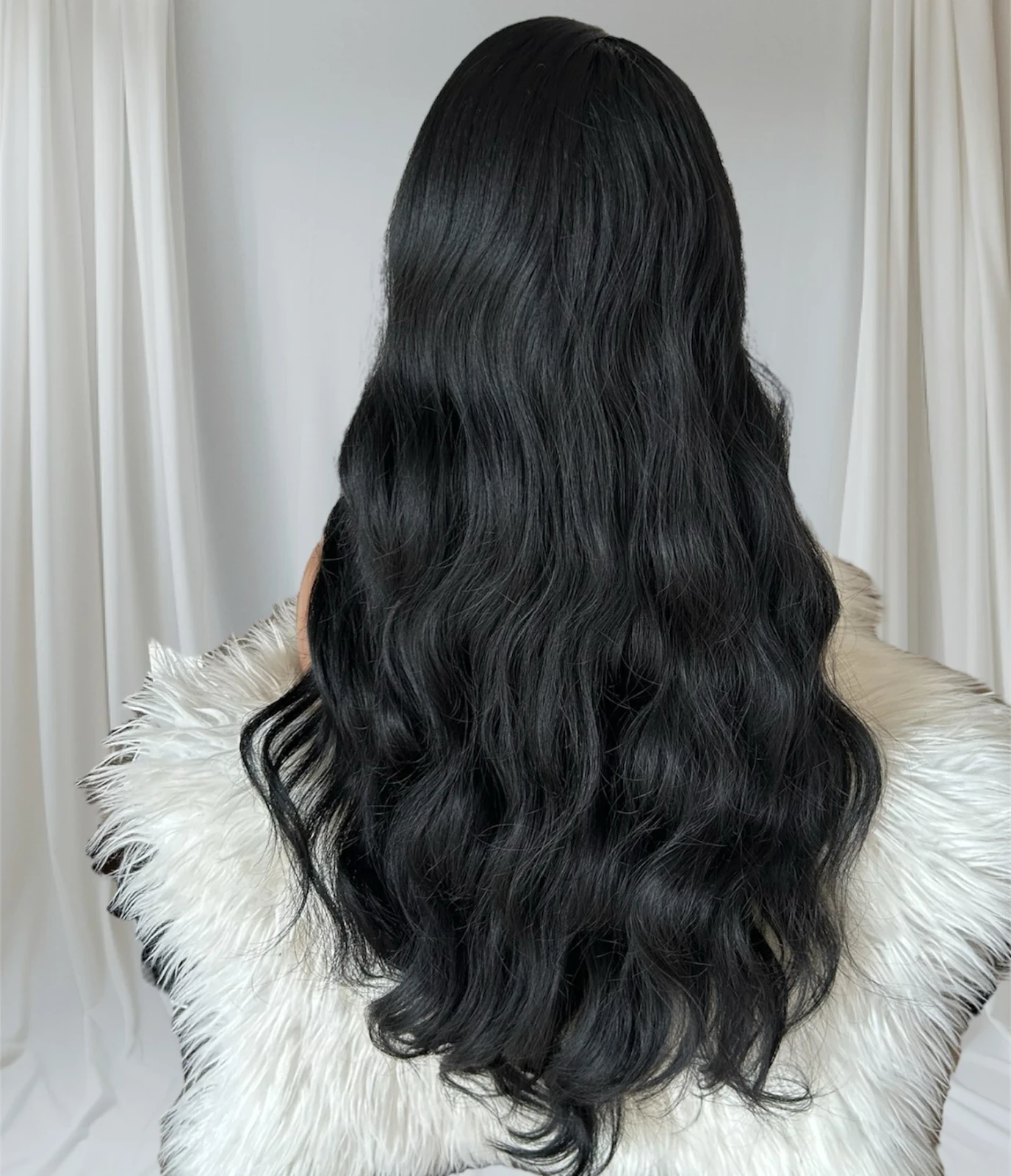 Peluca Semi natural de 26”  3