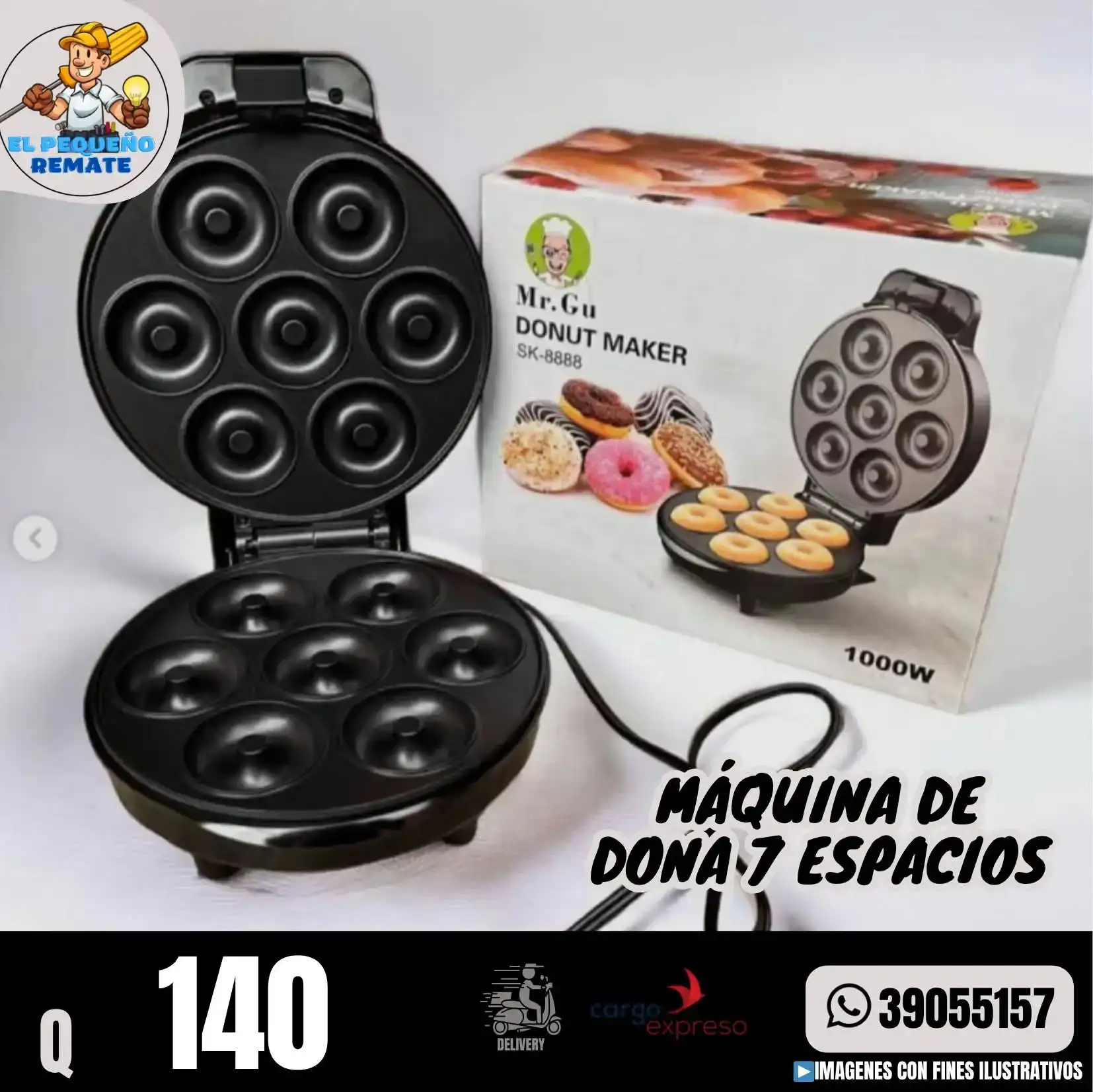MÁQUINA DE DONA 7 ESPACIOS 