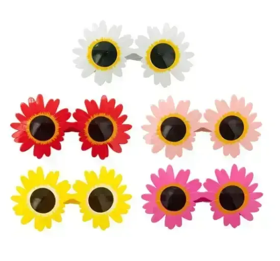 Anteojo plastico flores  2