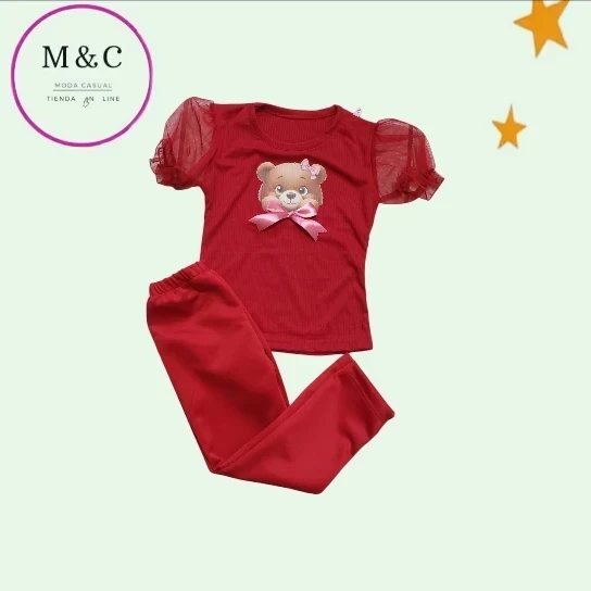 Conjunto T- 6 pantalon y blusa 