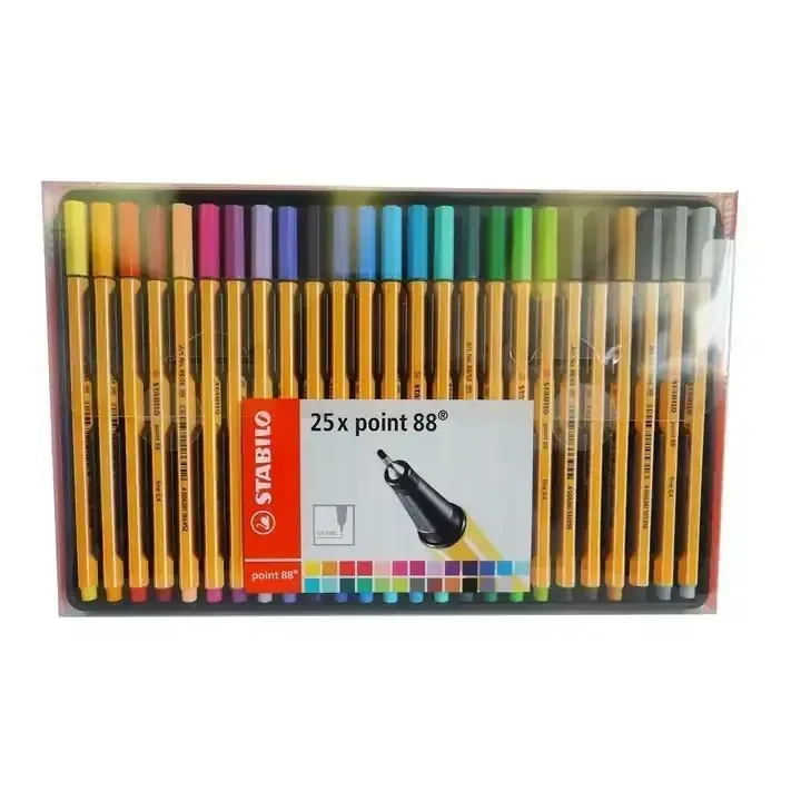 Estabilo estuche con 25 rotuladores de colores  2