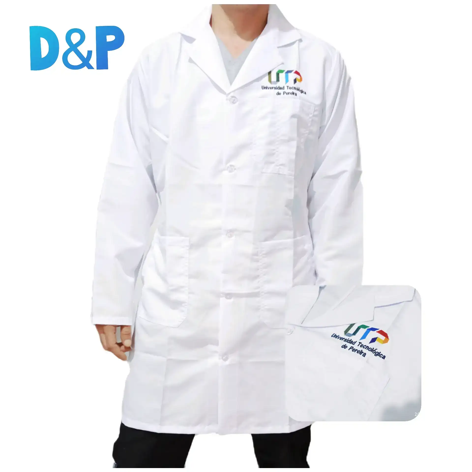 Bata Profesional Antifluido Tipo Laboratorio 