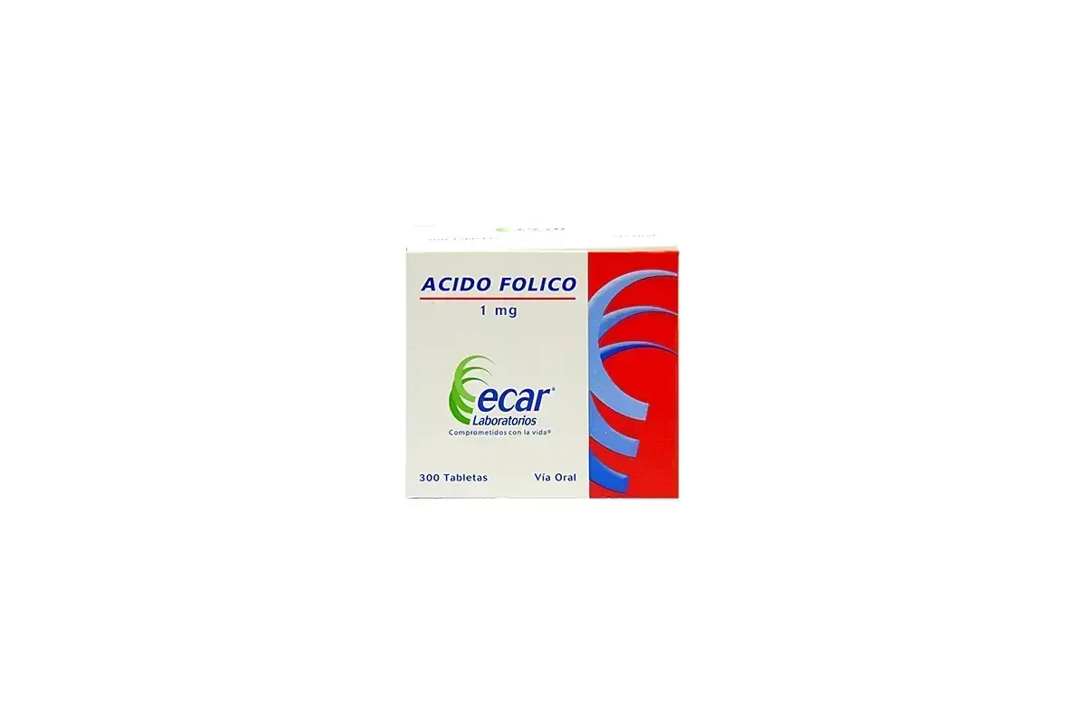 ACIDO FOLICO 1 MG X 300 TBL ECAR