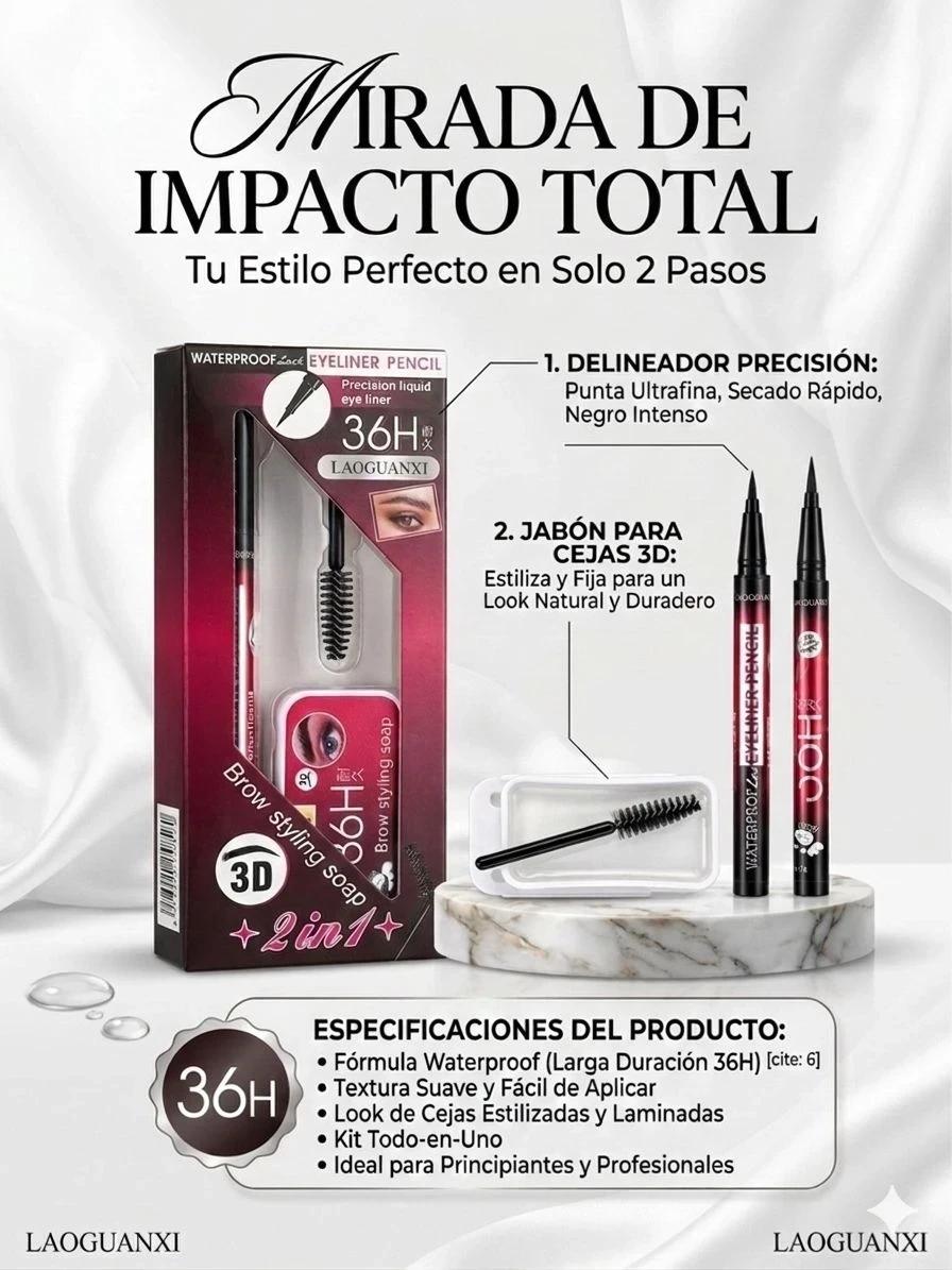 KIT JABON DE CEJA Y DELINEADOR 2