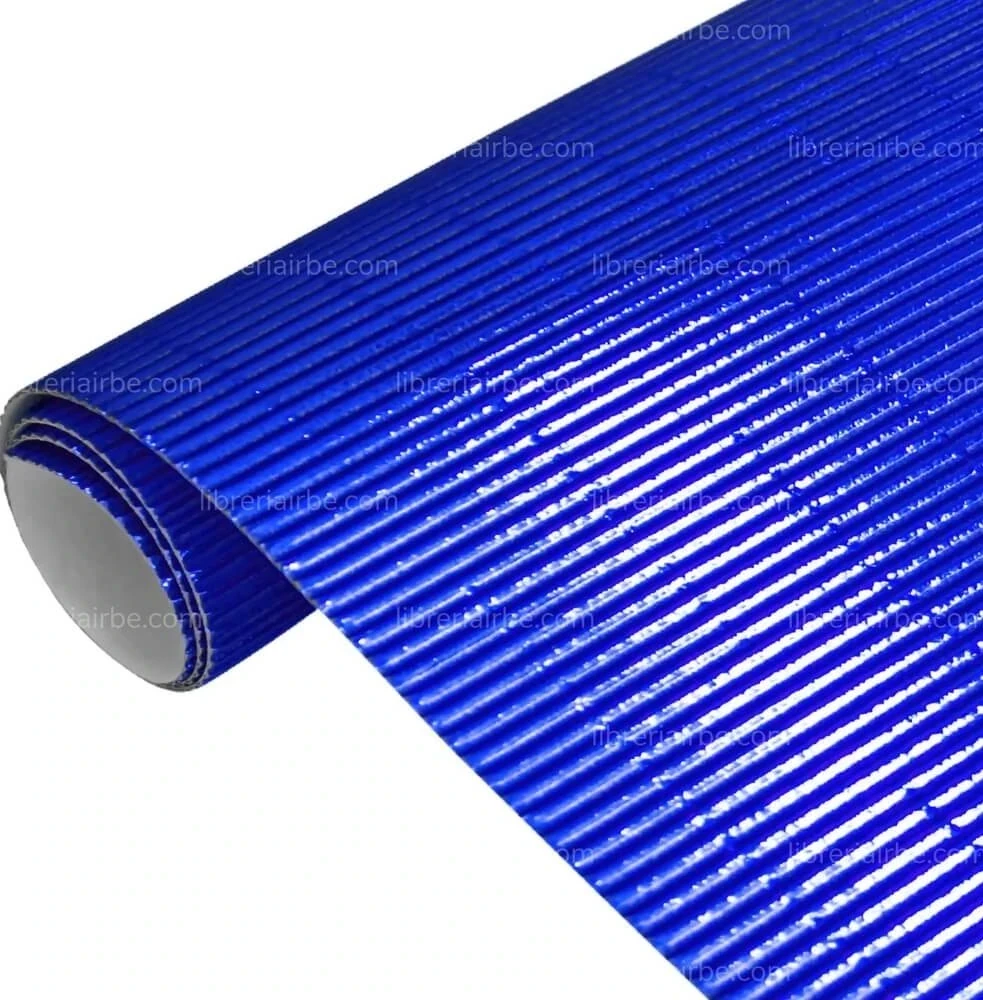 Corrugado azul rey  pliego metalico 