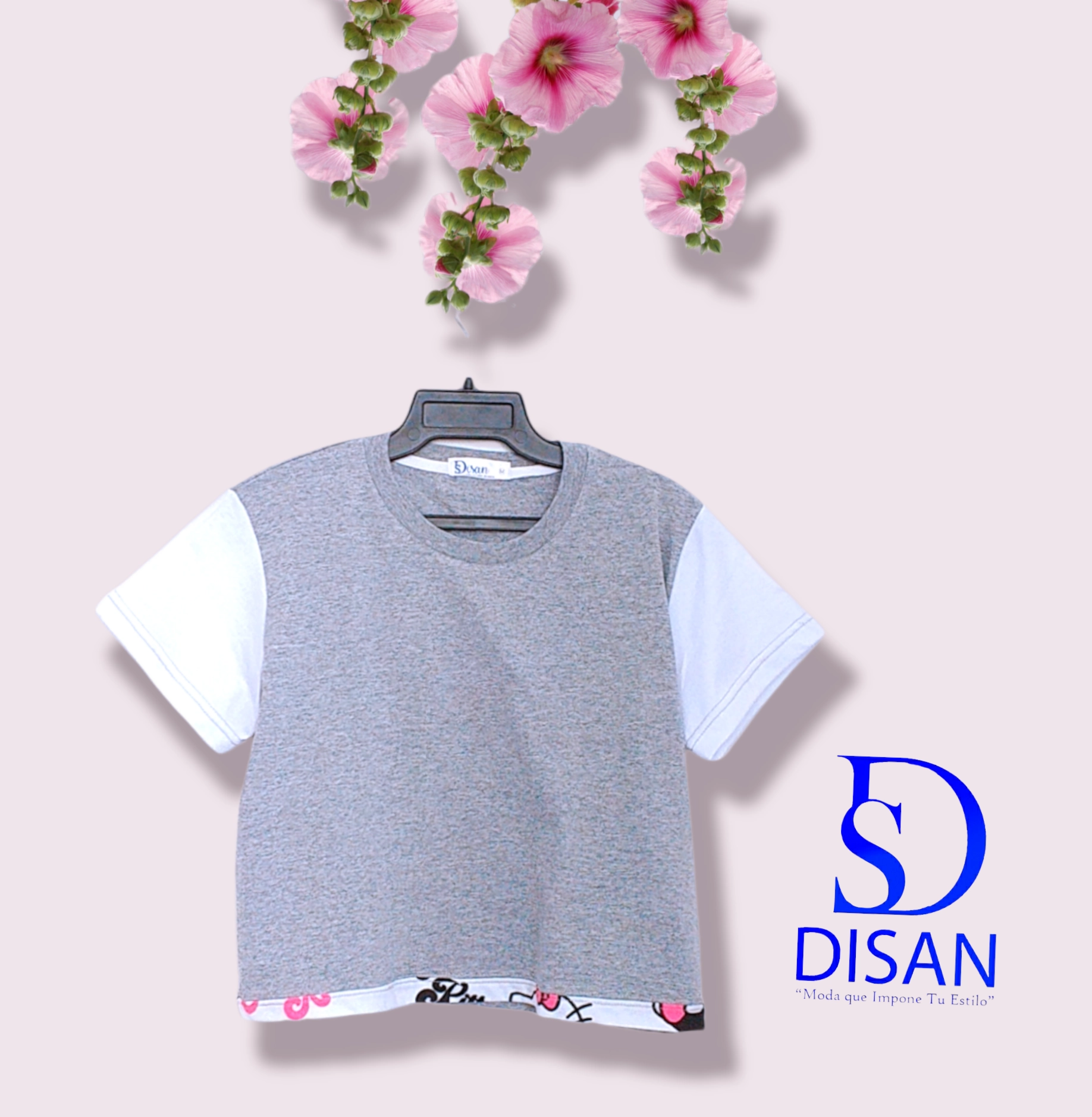 Polo crop melange  3