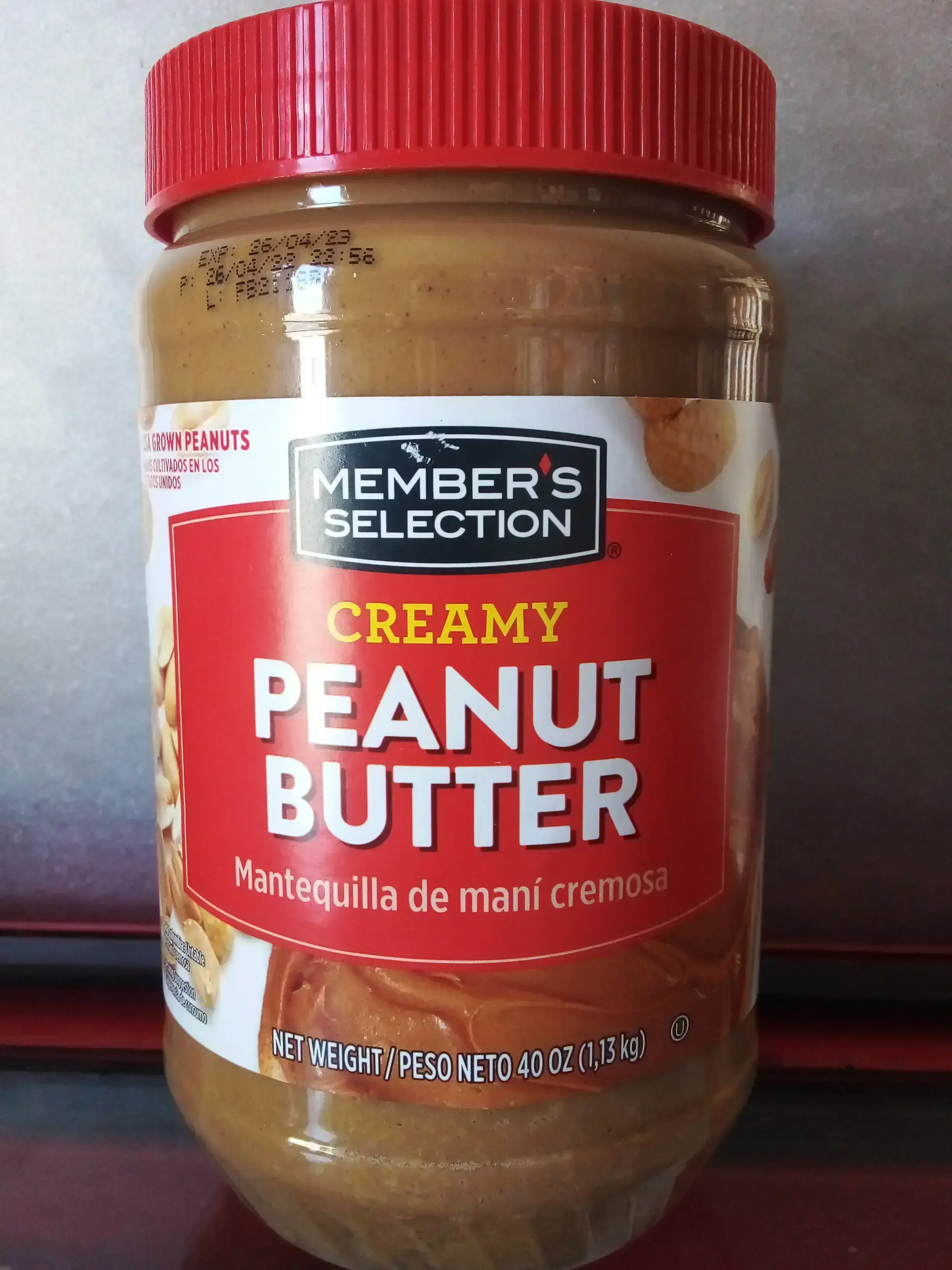 Creamy peanut butter mantequilla de mani cremosa de 40 onza