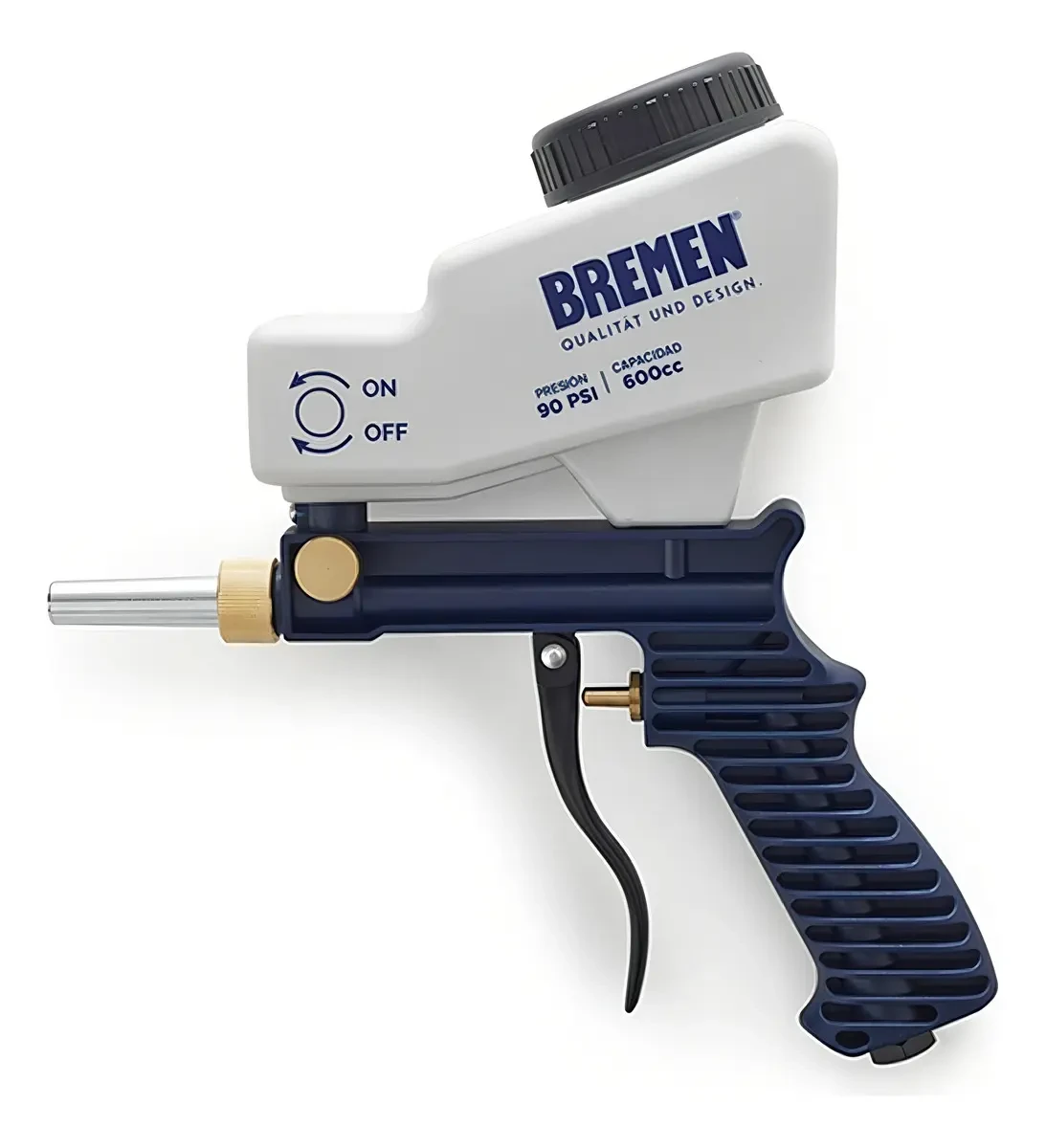 Pistola Arenadora Gravedad Neumatica Bremen Cuerpo Metalico
