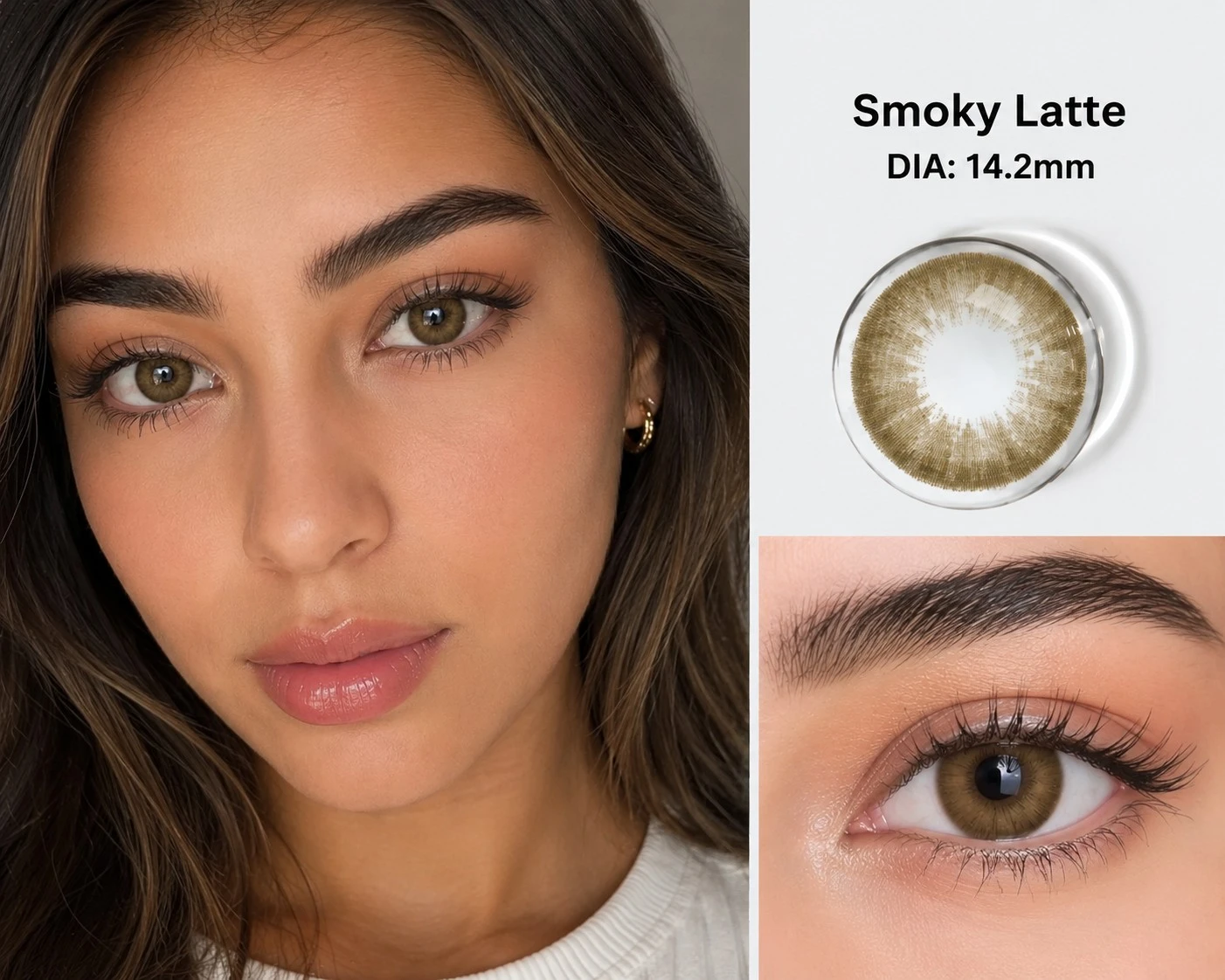 Lentes de contacto - Referencia: SMOKY LATTE 2