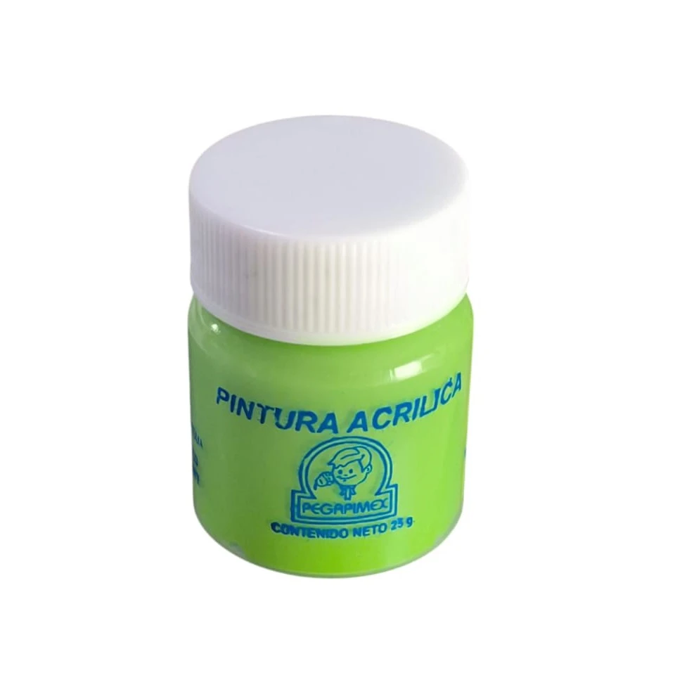 PINTURA 25 ML PEGAPIMEX VERDE LIMON
