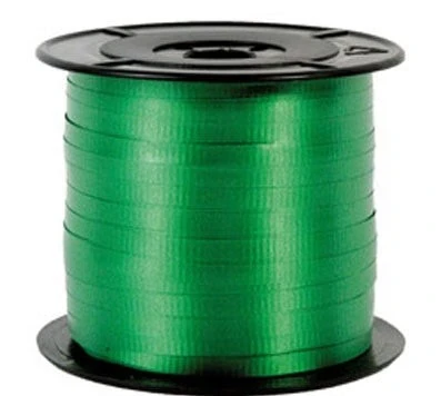 Curling rollo verde esmeralda de 400 mts