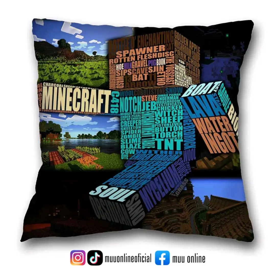 Almohada Minecraft  2