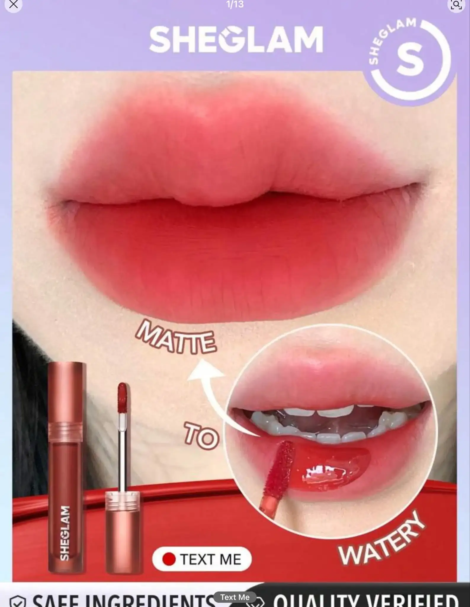 Brillo labial sheglam glossy