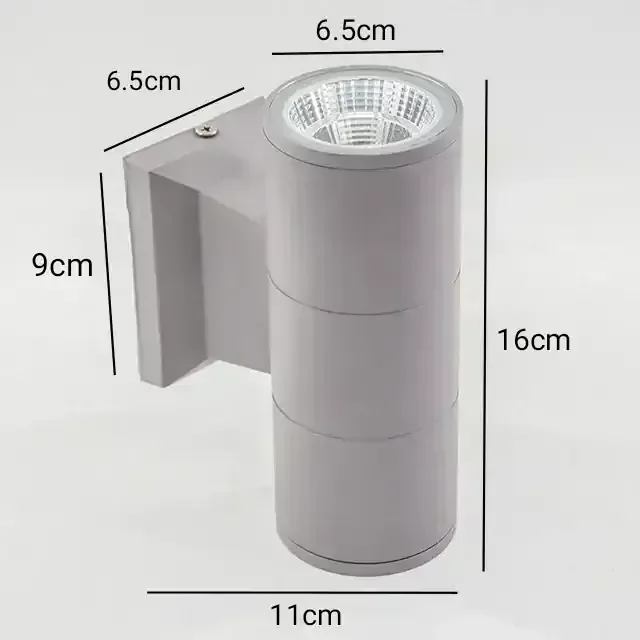 APLIQUE BLANCO CILINDRO GU10*2  2