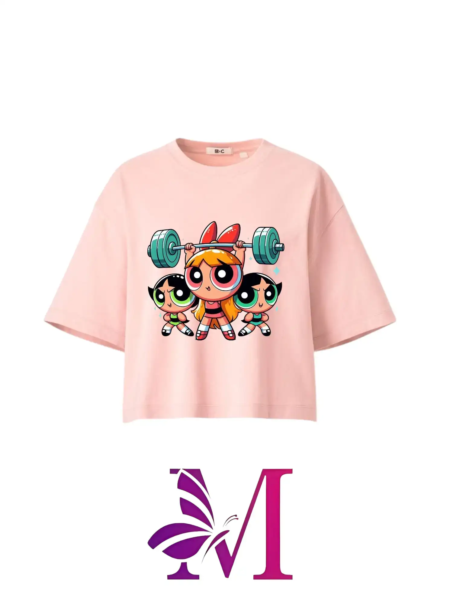 Crop Oversize Chicas Super Poderosas 