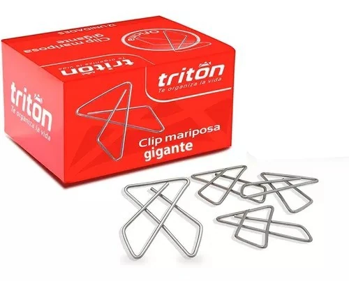 CAJA CLIP MARIPOSA GIGANTE X12