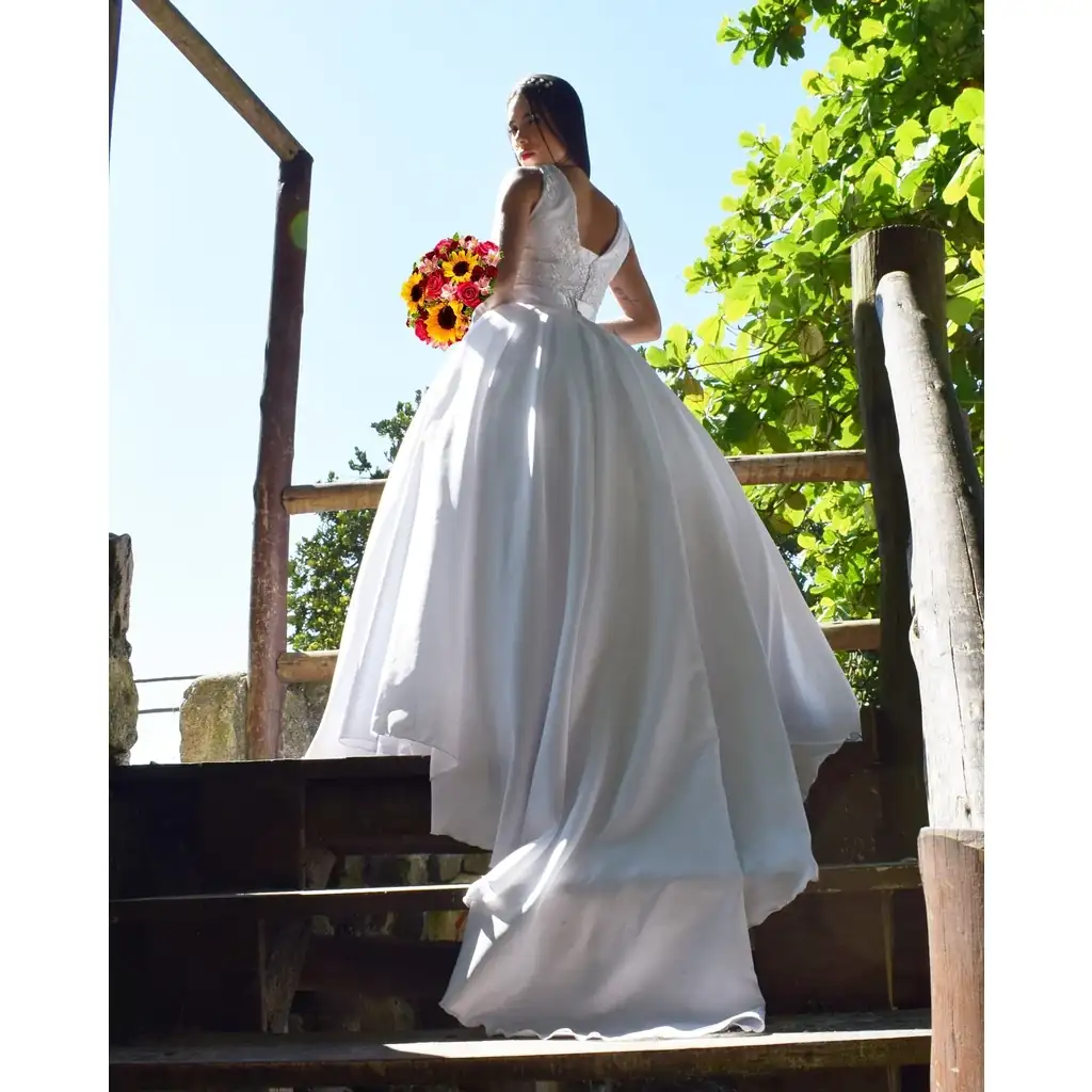 Vestido De Noiva Roda Bufante  2