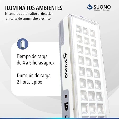 LUZ DE EMERGENCIA SUONO LED 30  3