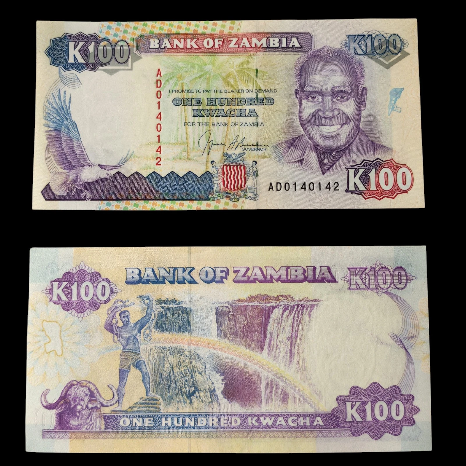 ° Zambia 100 Kwacha UNC