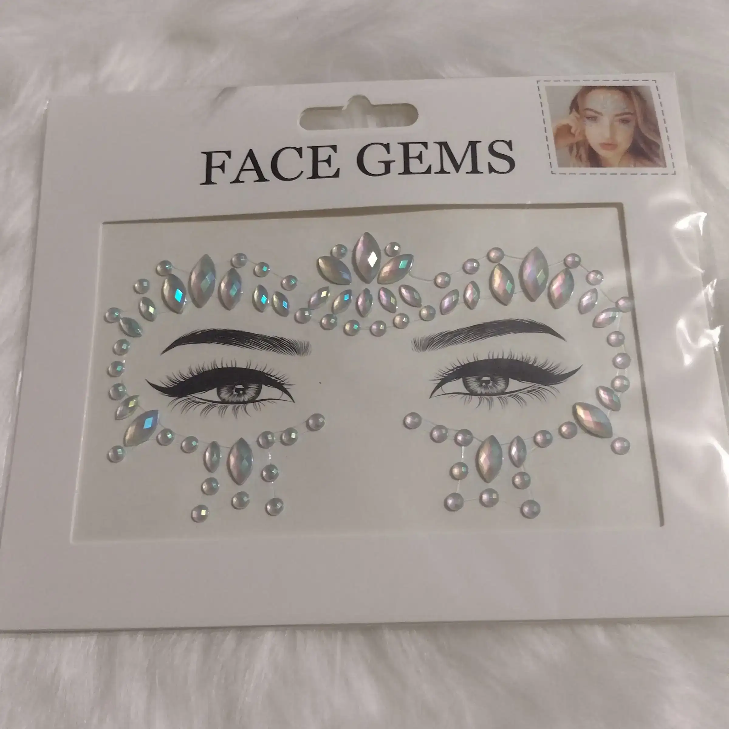 Gemas Para Cara Pegatinas Piedras 3