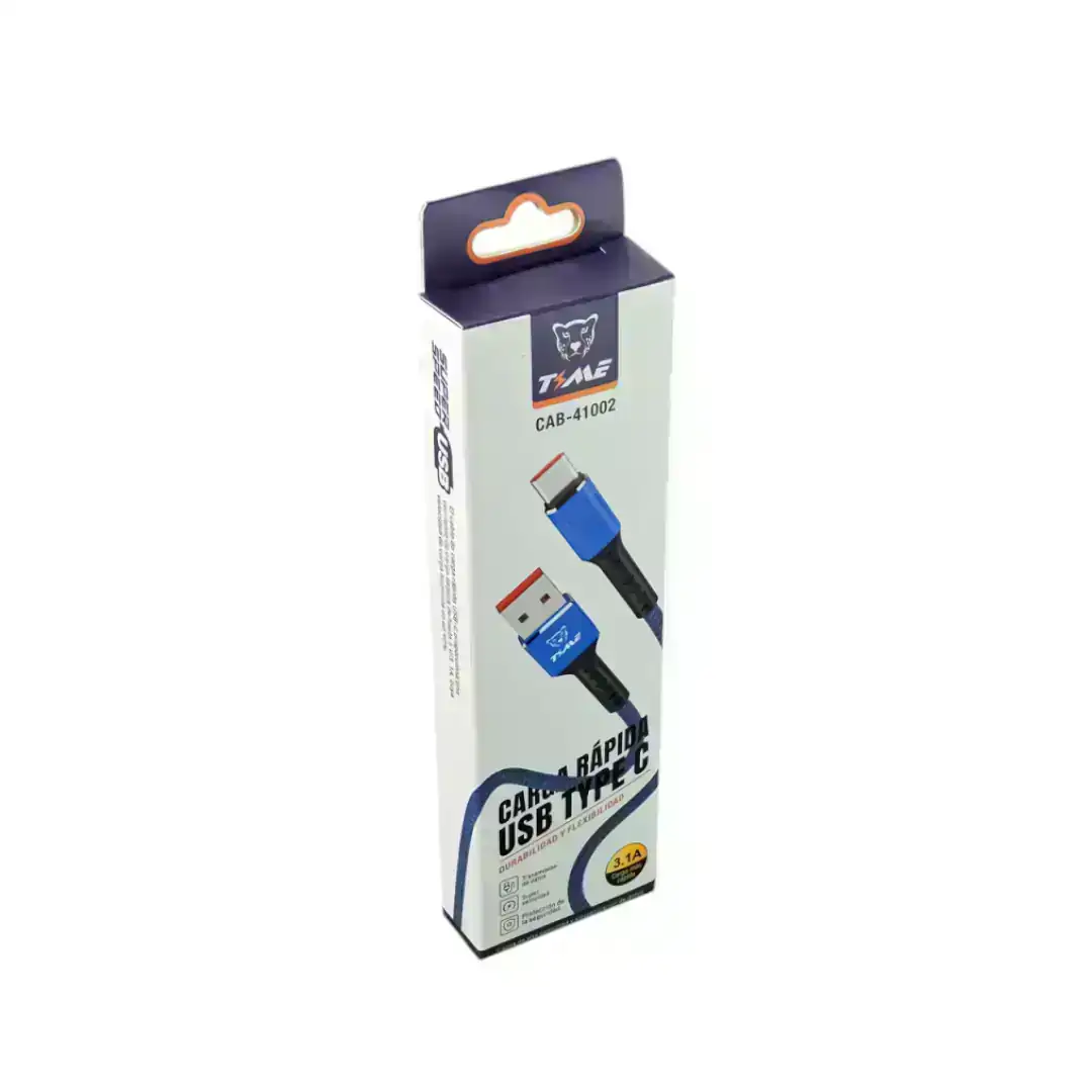 CABLE USB TIME TIPO C 3.1A