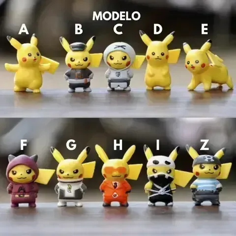 PACK 10PIEZAS PIKACHU POKEMON 2