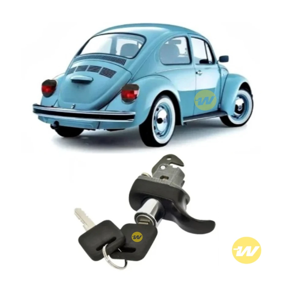 Chapa manija externa tapa motor Fusca