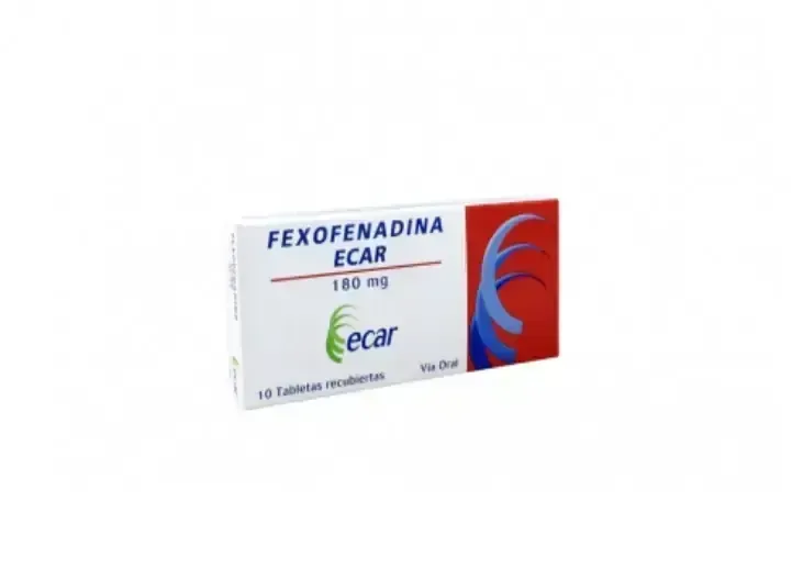 FEXOFENADINA 180 GR X 10 TBL ECAR