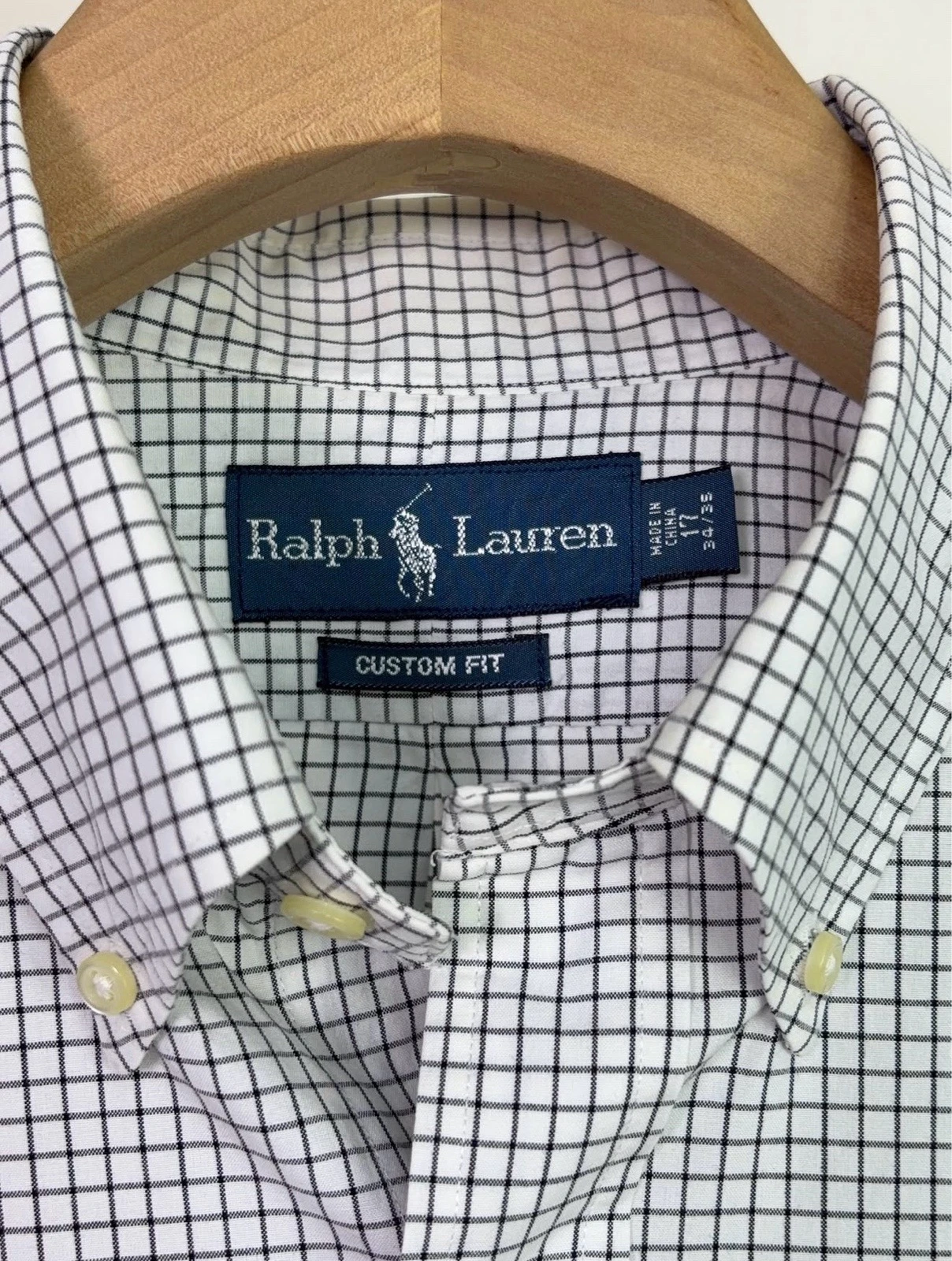 Polo Ralph Lauren Custom Fit Gingham Check Dress Shirt  3