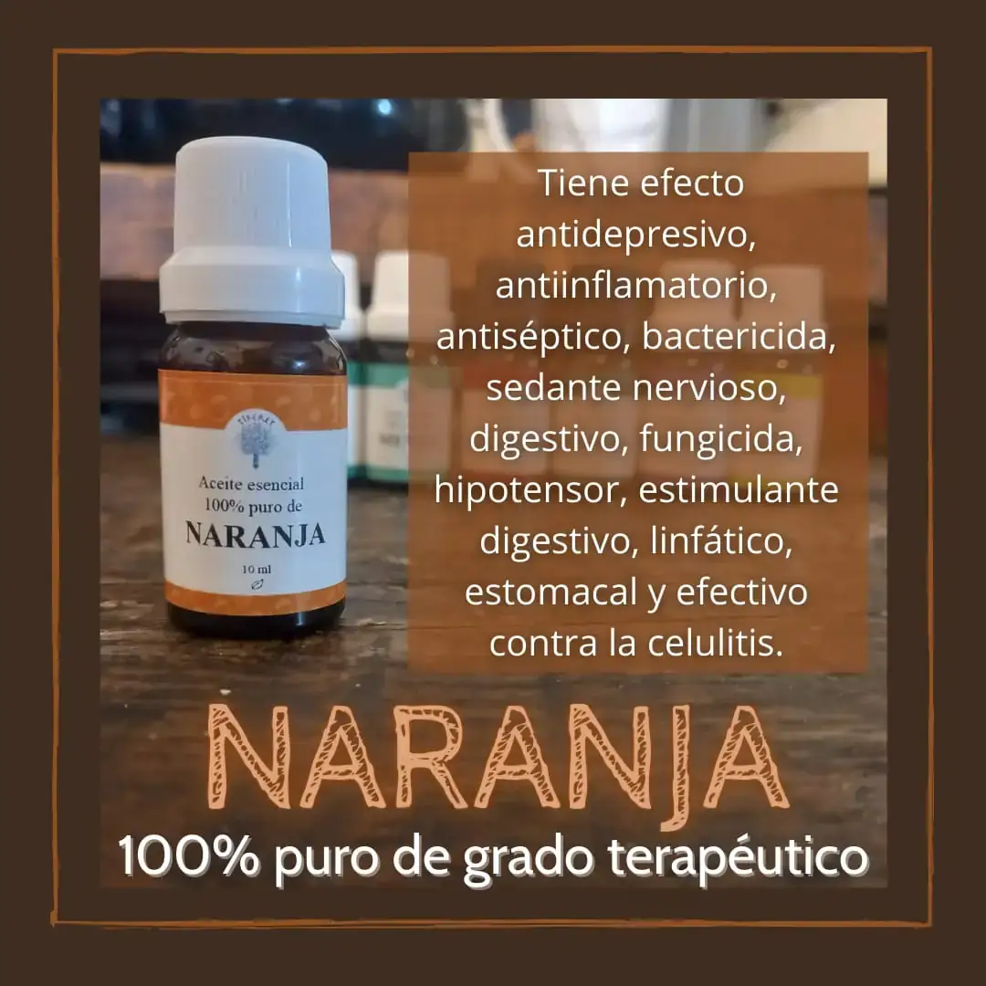 Aceite esencial de naranja 10, 30 y 100 ml