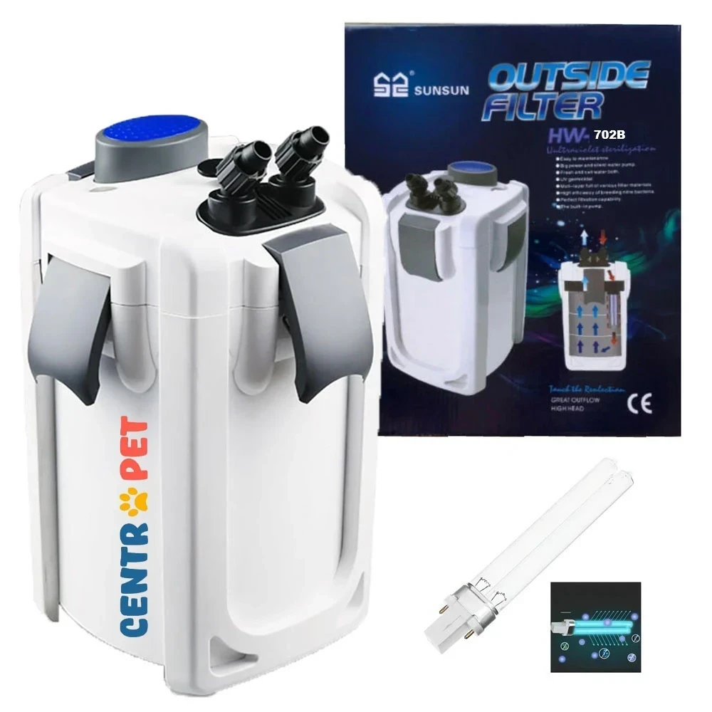 Filtro Canister Sunsun HW-702B UV 24w 1000l/h