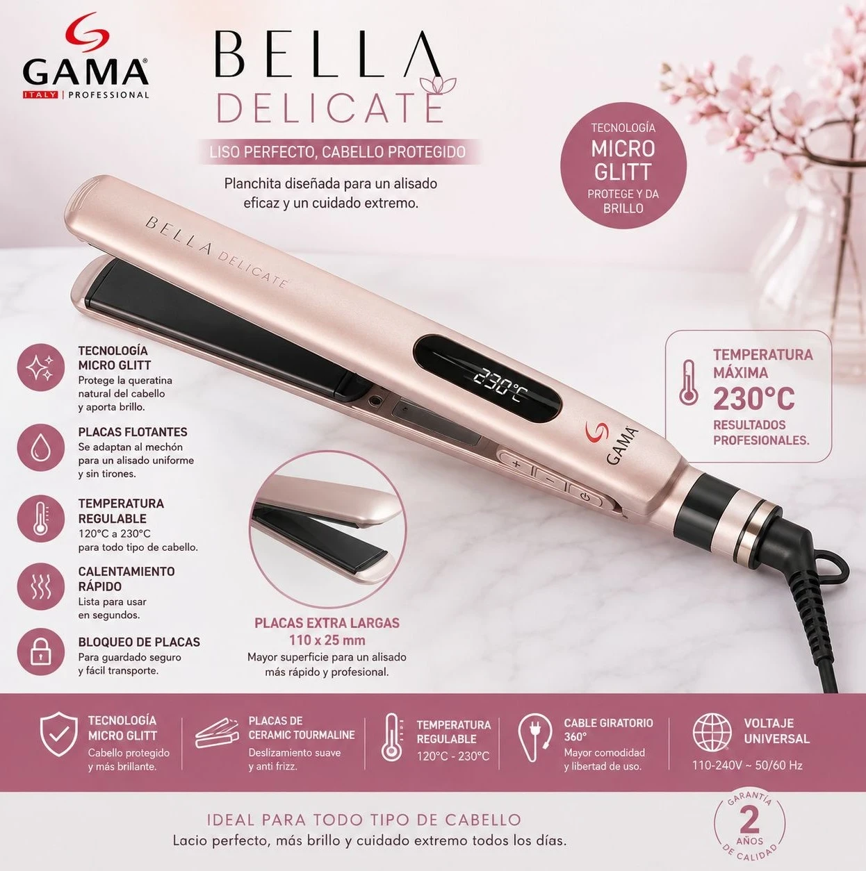 PLANCHITA GAMA BELLA DELICATE