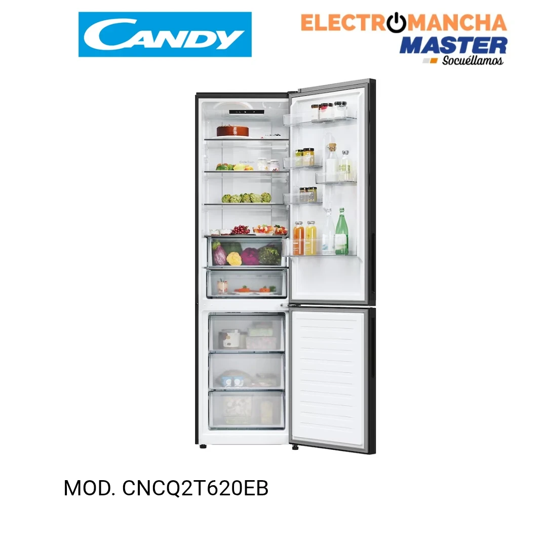 FRIGO COMBI CANDY CNCQ2T620EB 2,05*60 NF NEGRO E 2