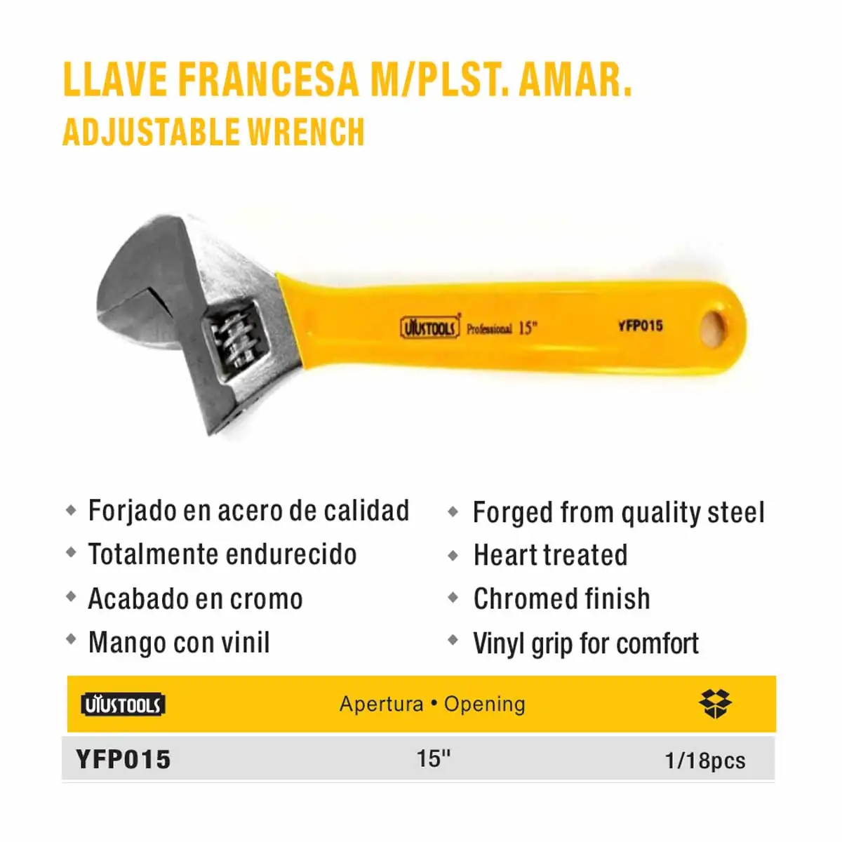 LLAVE CRESSEN UYUST 15"