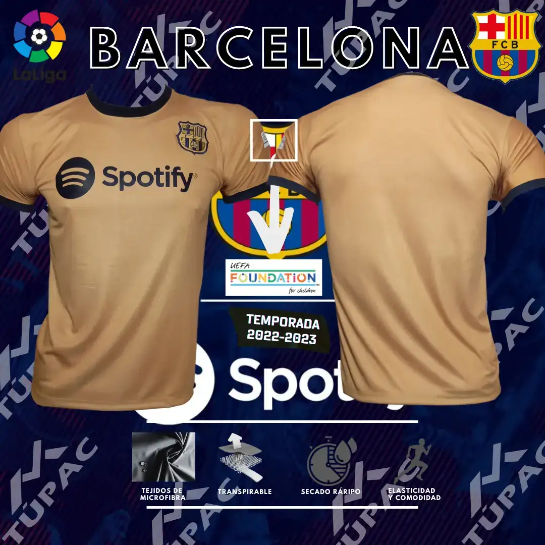 BARCELONA SUPLENTE TEMPORADA 2022-2023 