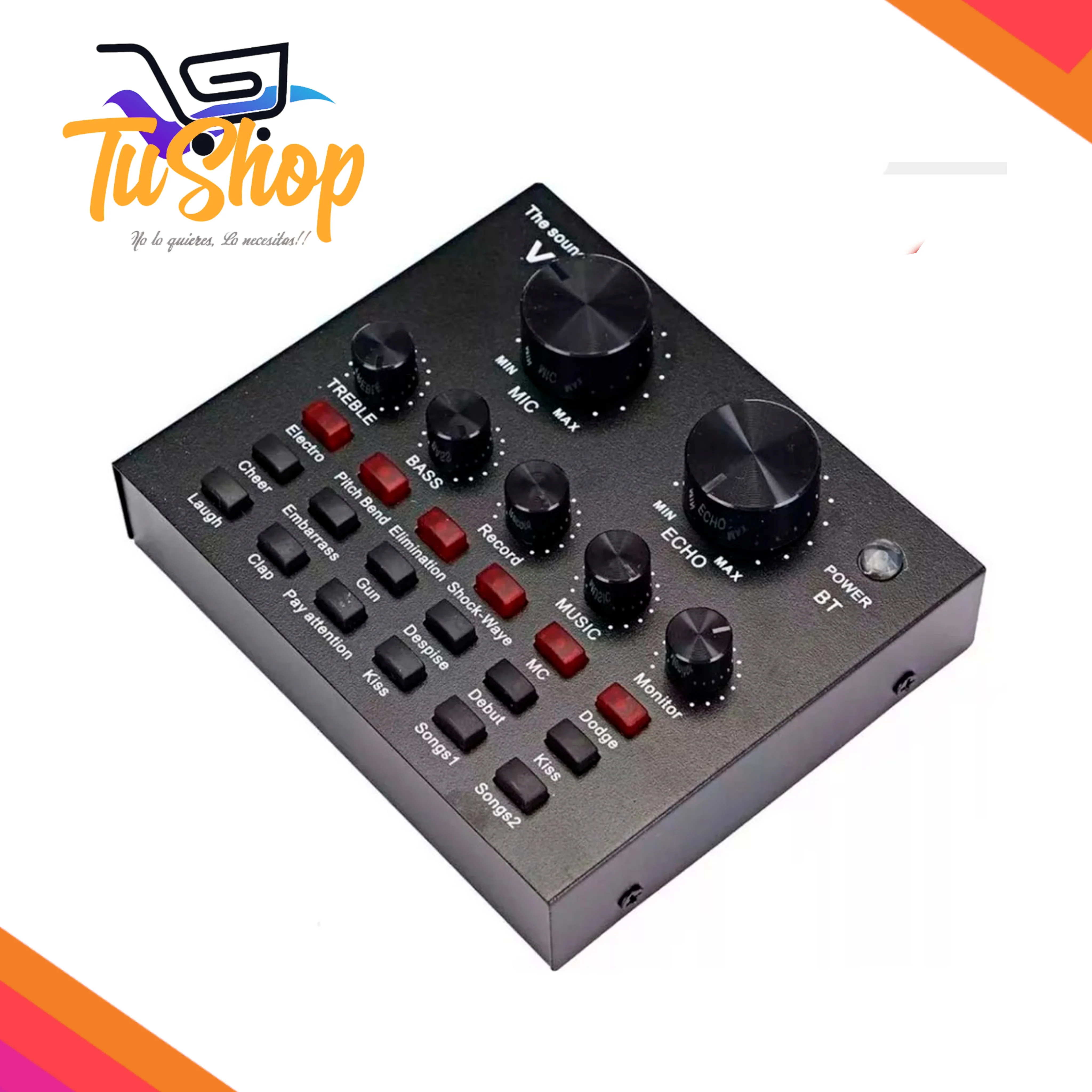 Micrófono Con Tarjeta De Sonido Profesional  7