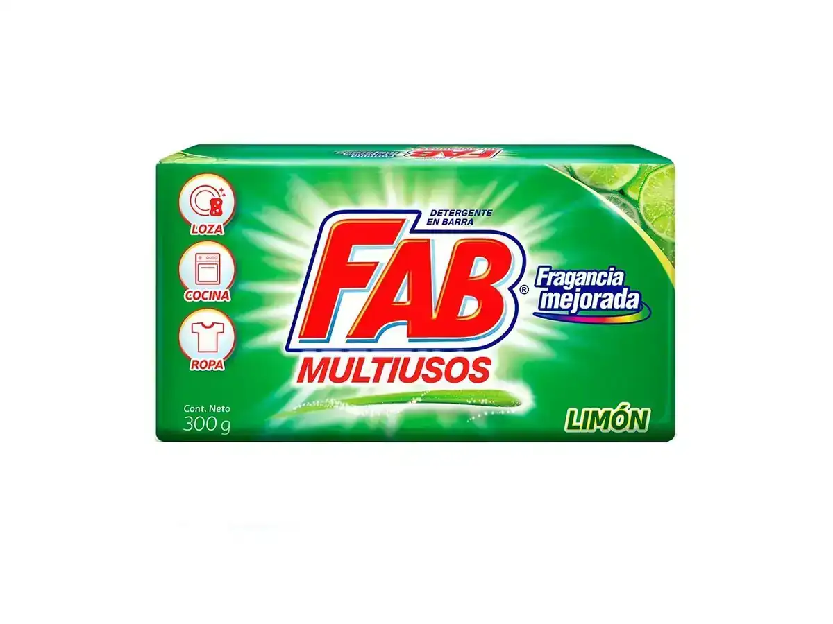 Jabón Fab x 300g - Multiusos limón 2