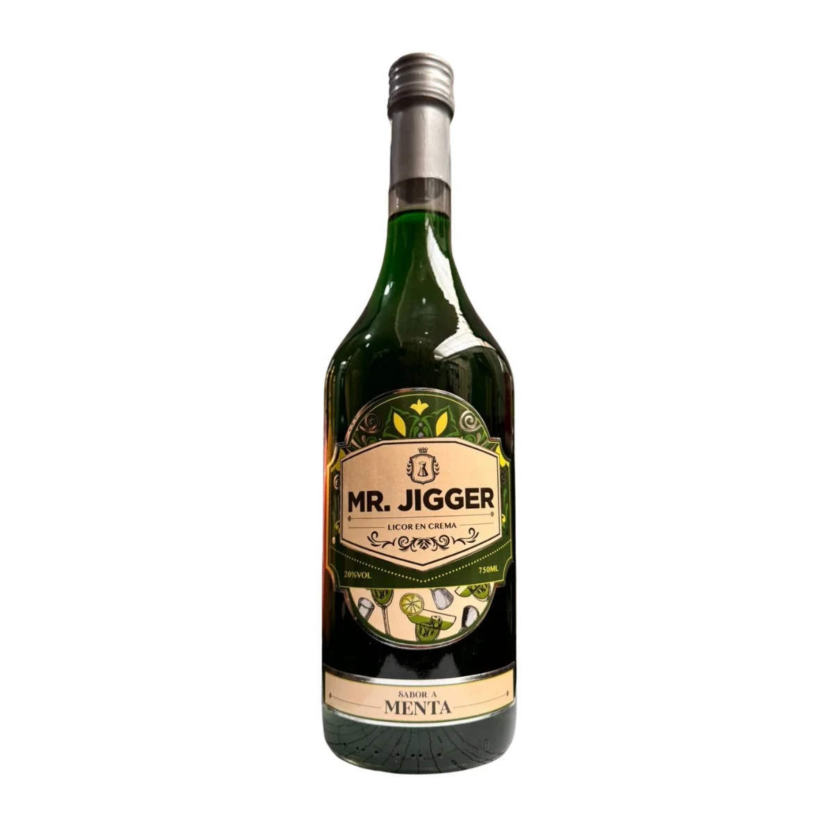 LICOR DE CREMA MENTA MR. JIGGER 750ML