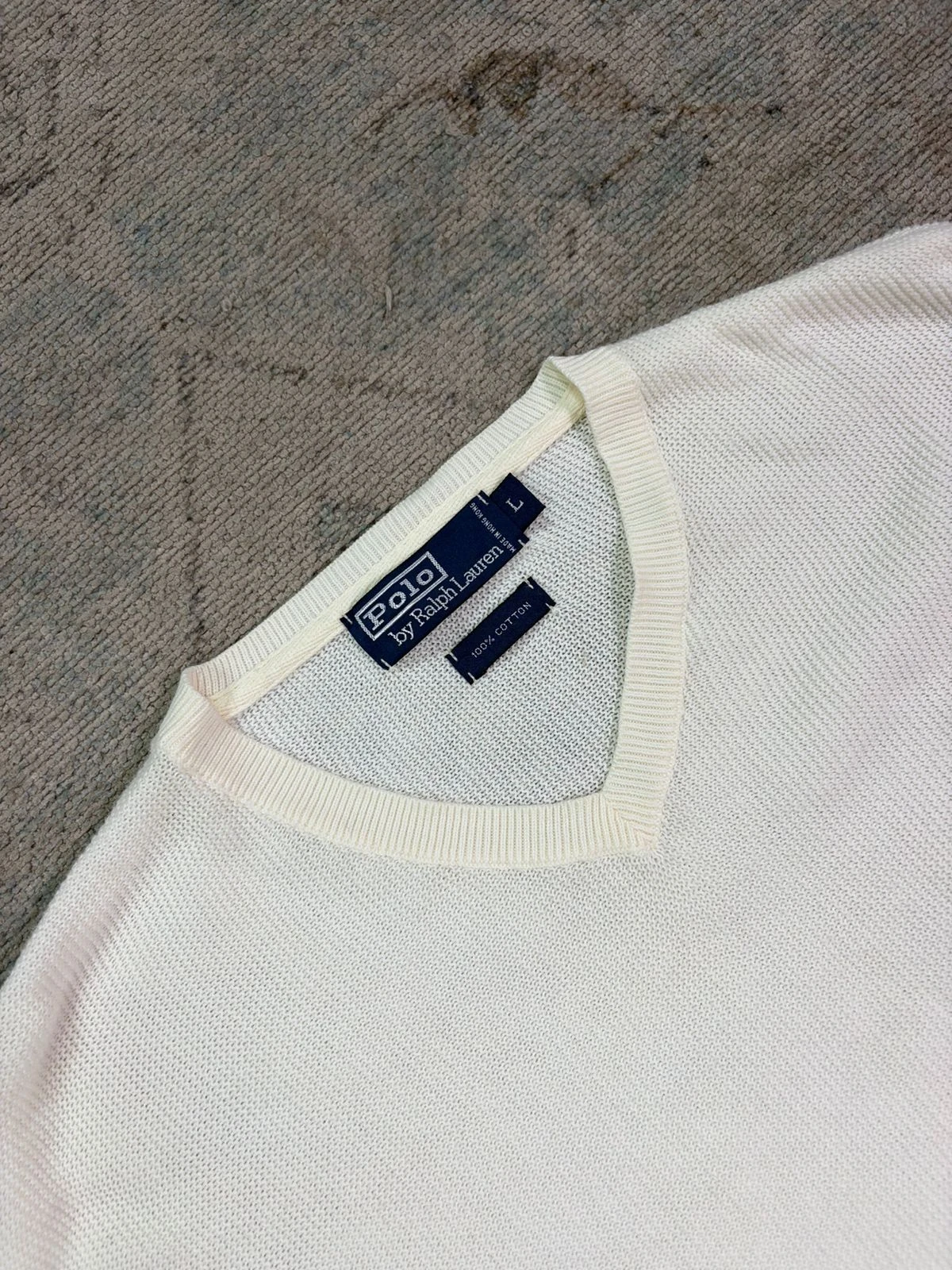 POLO BY RALPH LAUREN V-NECK KNIT SWEATER 5