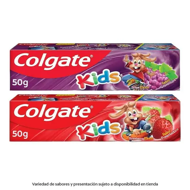 pasta colgate kids sabores 38 ml