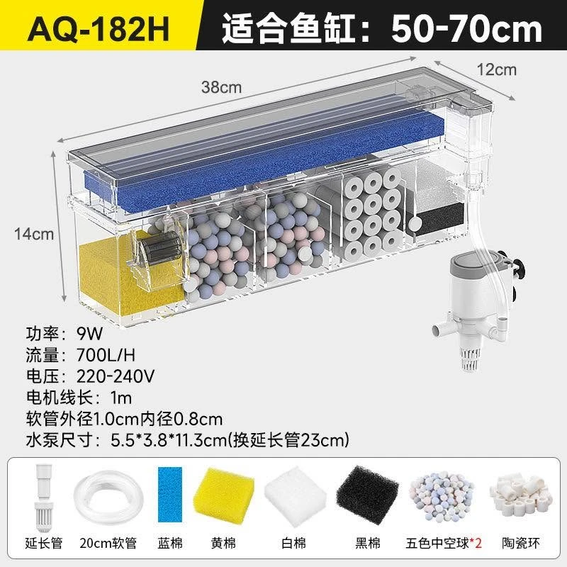 Filtro Multifuncional Sobo Aq-182h 9w 700l/h