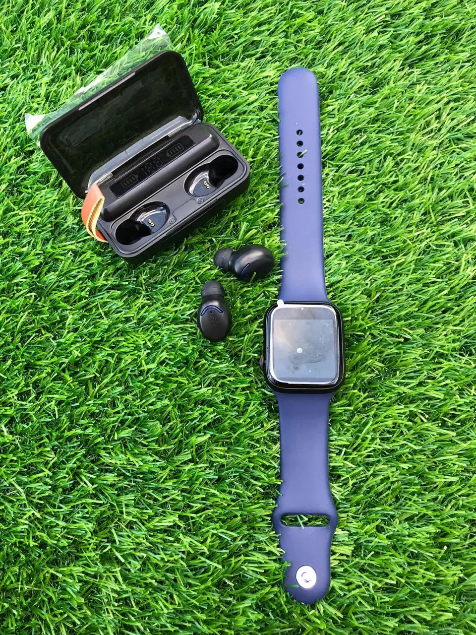 Combo de auricular F9 y Smartwcht 