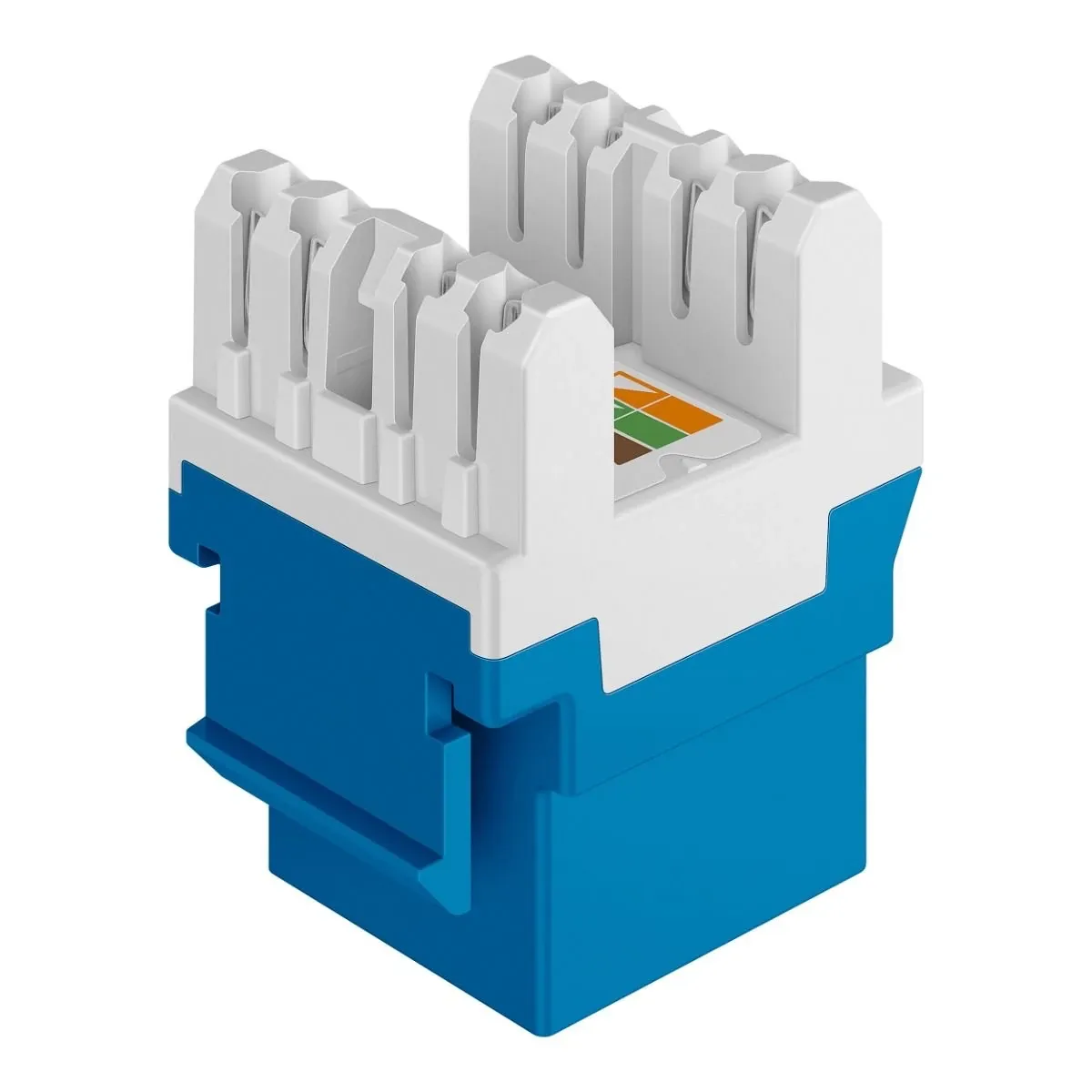 Jack RJ45 de 8 contactos a 180° CAT 6,  2