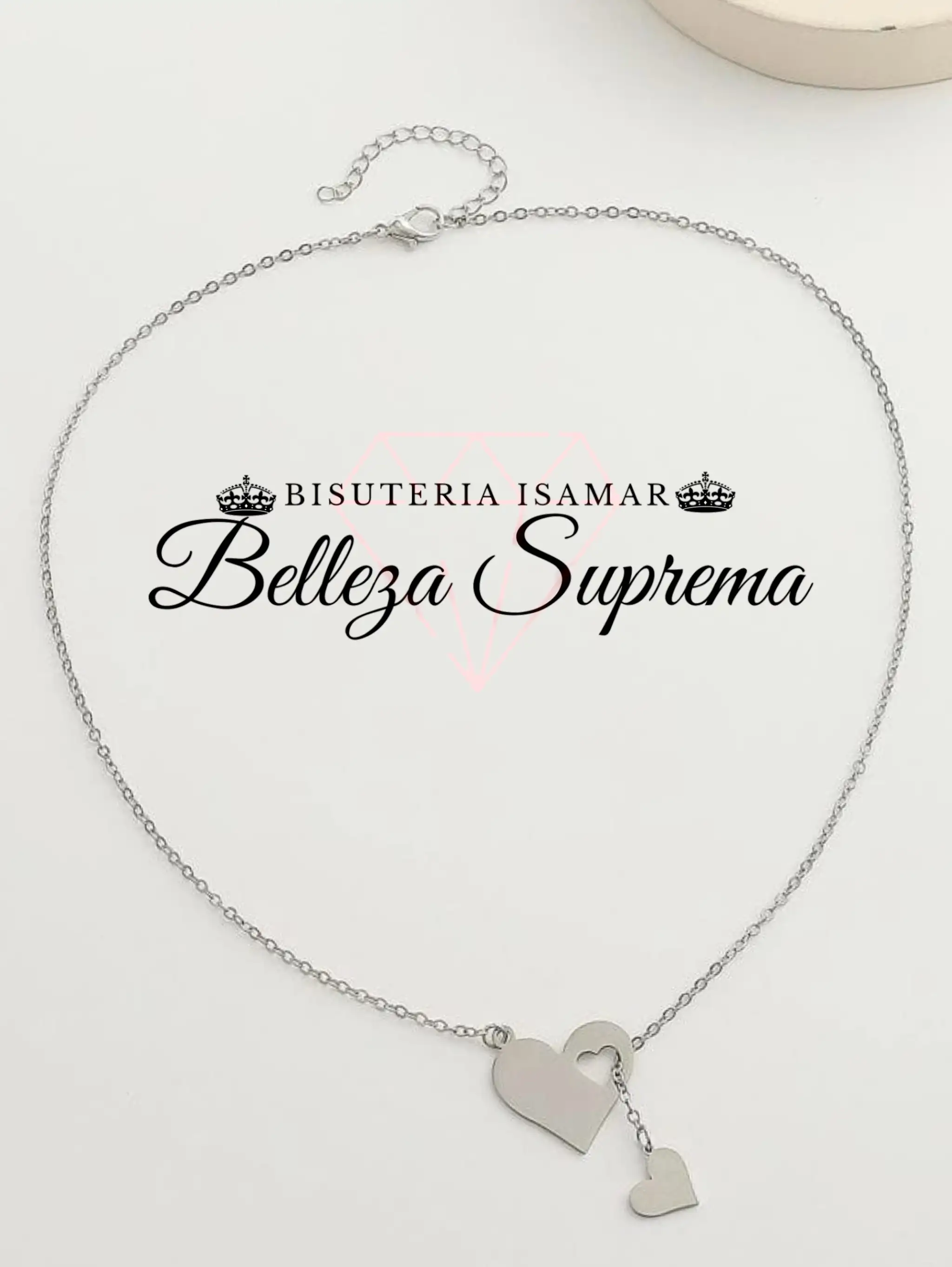 COLLAR COLGANTES Y DIJE CORAZÓN  2