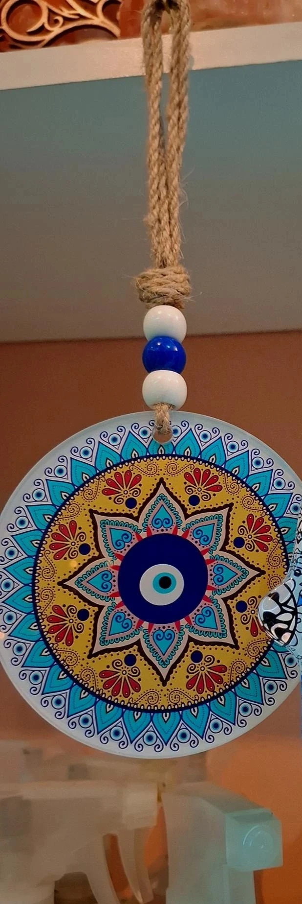 Colgante ojo turco grande
