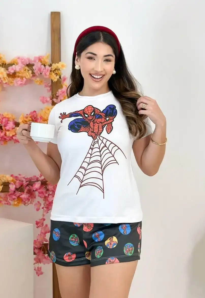 Pijama T-shirt - Homem Aranha 
