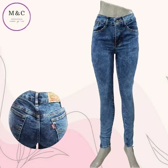 Pantalon Levis Talla  7 mezclilla 