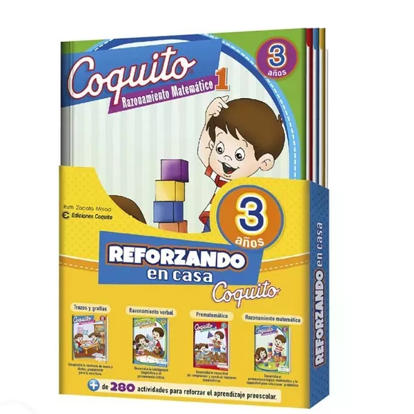 3 años pack x4 libros